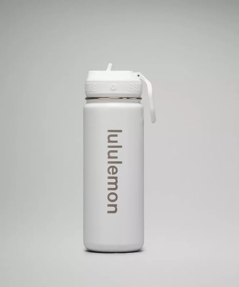 Bouteille d’eau Back to Life 530 ml Bouchon avec paille lululemon