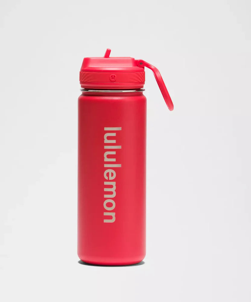 Bouteille d’eau Back to Life 530 ml Bouchon avec paille lululemon