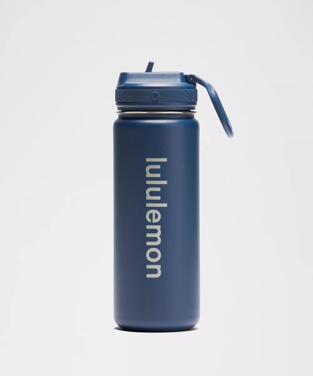 Bouteille d’eau Back to Life 530 ml Bouchon avec paille lululemon